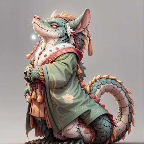 masterpiece,best quality,looking at viewer,Dynamic angle ,dragon, <lora:3danimal01:1>