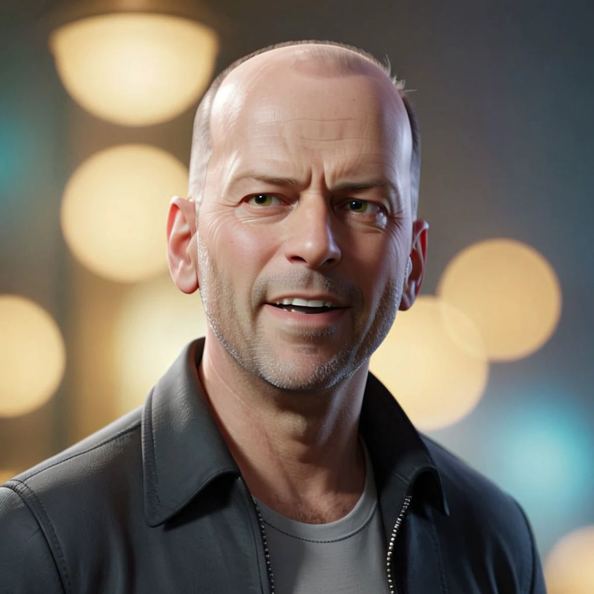 3D cinematic film.(Bruce Willis:1.9) 50 years old (caricature:0.2). bokeh, professional, 4k, highly detailed <lora:SamaritanEsdxl:0.3> <lora:william_eggeston:0.55> <lora:filmicVibesXL_v1.1:0.2> <lora:Josef_Koudelka:0.2>. skin imperfections.