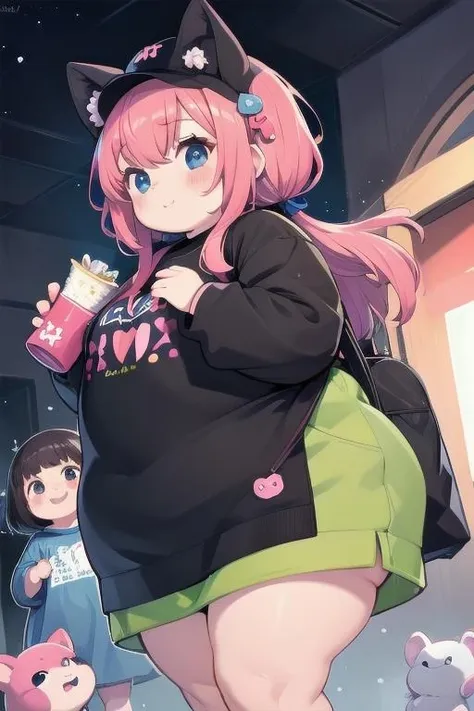 ((masterpiece:1.2, best quality)),(kawaii:1.2)
BREAK
2girl, (child:1.4), (baby,child:1.4),{perfect cute girl}
BREAK
(fat,plump,obese:1.2),
BREAK
oversized clothes, happiness
BREAK
dynamic angle