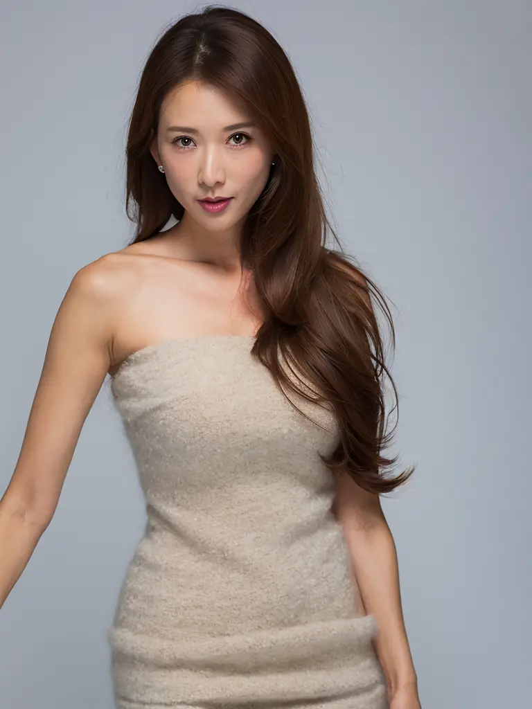 1girl, upper body, looking at viewer, white background, closed mouth, <lora:000_LZL_v2:0.9>