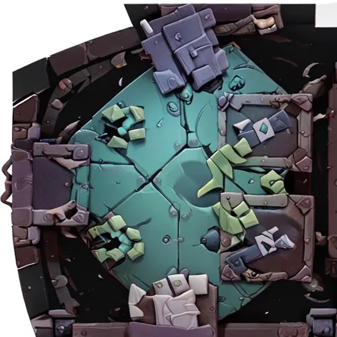 sphulktile, tile room 9 squares <lora:SpaceHulk_Tiles:1>