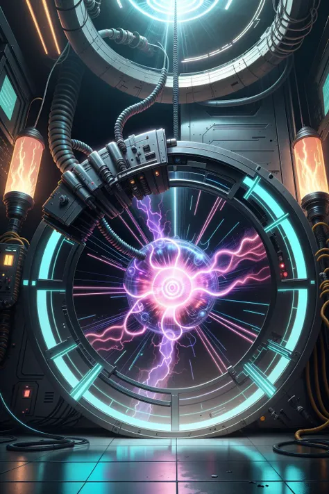 <lora:PlasmaTech:0.8> plasmatech, scifi, plasma filaments, plasma filaments, only Cyberpunk portal