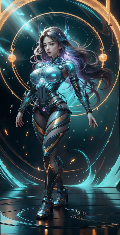 (Full body shot:1.4), 1girl, 22 years old, (glass clothes:1.4), large breasts, long black hair, red eyes, <lora:breastsizeslideroffset:0.3>, <lora:PerfectFullBreasts-fCV3.5:0.3>, breasts, EPKr1st1nKr3uk, <lora:ScienceDNAStyle:1>, ScienceDNAStyle, <lora:luminous body:1>, (covered nipples:1.5), ((strappy heels:1.2)), (science fiction:1.5), (Dynamic pose),
perfect lighting, (masterpiece:1), (best_quality:1), ultra high res, 4K, ultra-detailed, photography, 8K, HDR, highres, (absurdres:1.2), (bokeh:1.2), professional photograph, <lora:PlasmaTech:1>, plasmatech, scifi, plasma filaments, glass, purple hues,