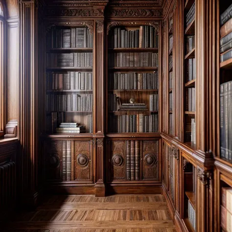 <lora:bookpron3:1.0>, a photo of bookpron, room, bookshelf, (highly detailed), bright lighting, modern, photorealistic, canon EOS, 8k