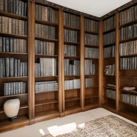 <lora:bookpron3:1.0>, a photo of bookpron, room, bookshelf, (highly detailed), bright lighting, modern, photorealistic, canon EOS, 8k