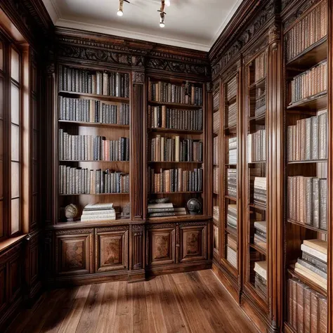 <lora:bookpron3:1.0>, a photo of bookpron, room, bookshelf, (highly detailed), bright lighting, modern, photorealistic, canon EOS, 8k