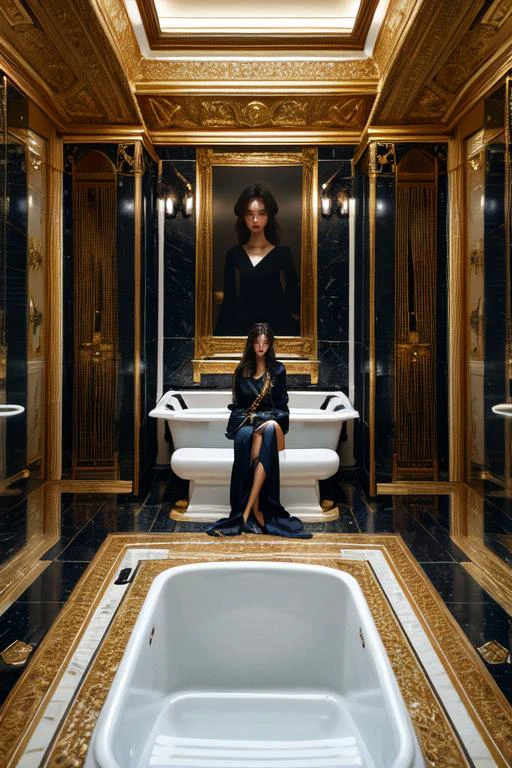(otherworldly), highly insanely detailed, masterpiece, top quality, best quality, highres, 4k, 8k, RAW photo, (very aesthetic, beautiful and aesthetic), (bathroom,washroom,restroom,toilet:1.3),ruanyi0250,handrails,water,dirty urinal,horror \(theme\),
<lora:0250 dirty urinal_v2:0>,
1girl, solo,
Tower13_Gizelle,
a beautiful elvish girl,
dark_skin, tan_skin, tanned skin, dark skin, dark-skinned, black-skinned, bronze skin,
(indigo hair,deep shade of indigo hair,),
dark background, (fantasy world)âââ