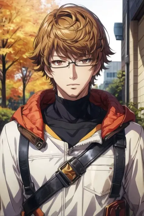 masterpiece, best quality, , 1boy, solo, male focus, looking at viewer, upper body, , <lora:nishiki_nishio:0.72>, nishiki_nishio, brown hair, brown eyes, , , , High definition