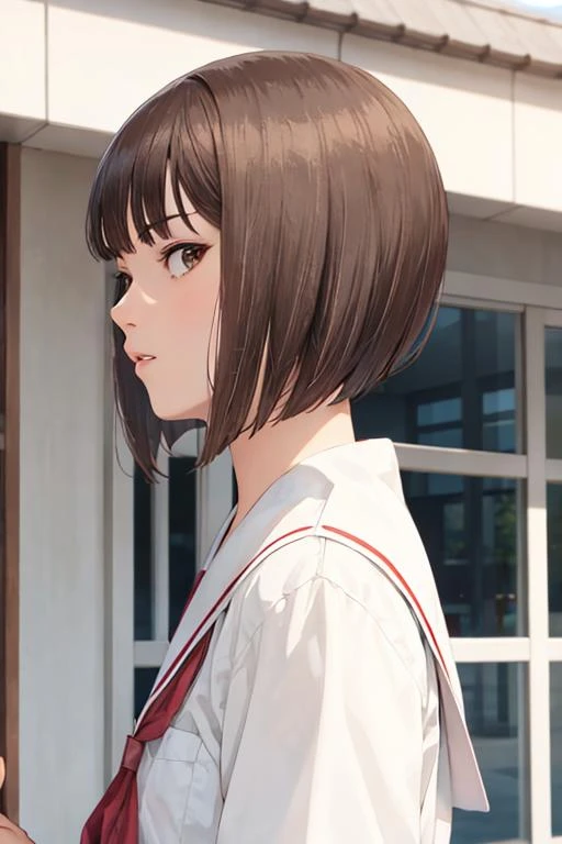 <lora:0013Aikuno:1>,ikuno,brown hair,brown eyes,school_uniform,