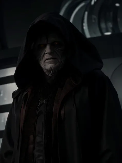 <lora:sidiousC-2:1>,a photo of sidi0us standing in a menacing pose,a man,dark robe with hoodie,intricated,masterpiece,dramatic,lit face , <lora:add_detail:1> (add_detail:1.3)