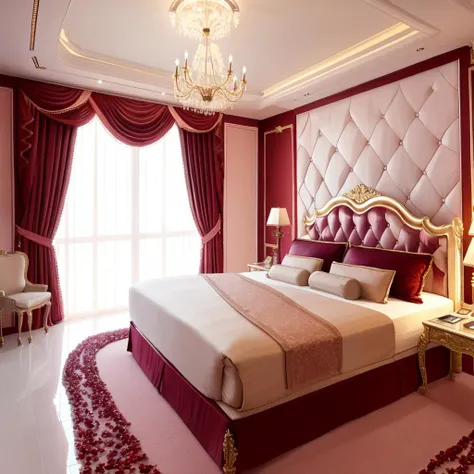 Masterpiece, 4K, beautiful design, absurdres,
,lh_room, a bedroom with a bed and a chandelier,
<lora:LH:0.8>