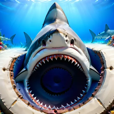 <lora:WrongHoleXL:1>WrongHole shark, (Masterpiece:1.3) (best quality:1.2) (high quality:1.1)