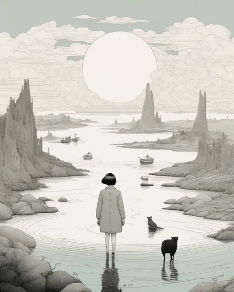 art by Ping Zhu, Simon Arizpe, Tove Jansson, Rutu Modan, Shaun Tan, Hellen Jo , ((award winning graphic design))