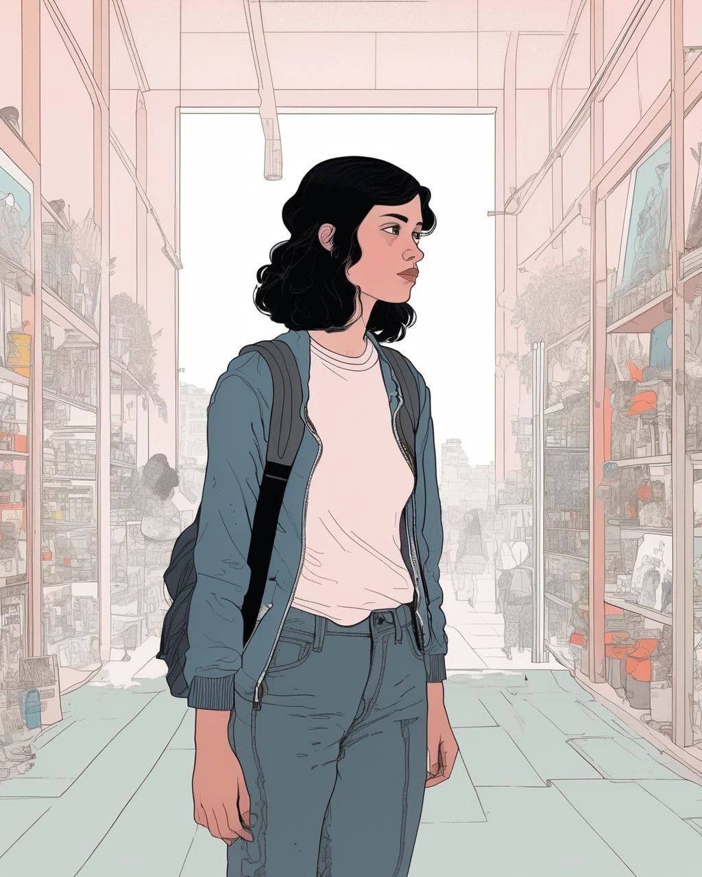 art by Mimi Pond, Esra Rise, Rebecca Sugar, Rutu Modan, Lisk Feng, Sanya Glisic , ((award winning graphic design))