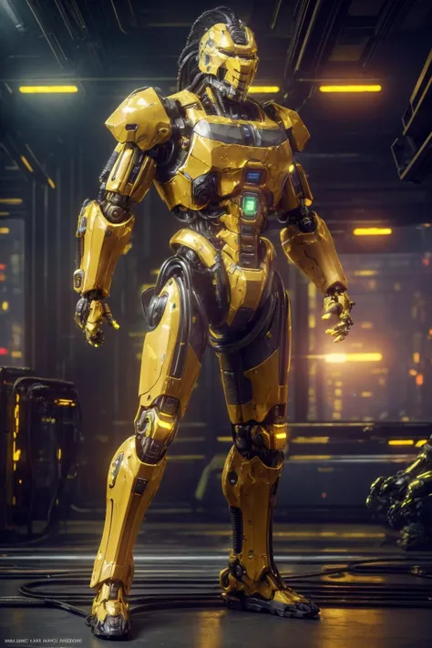 <lora:Cyrax_v1:0.7>
Masterpiece, best quality, (highly detailed raw photo:1.2), 8k render in octane, volumetric lighting, volumetric shadows <lora:more_details:0.7>
portrait of a yellow robot, (armor reflexions:1.2), attack posture, long hair, random posture
((cyberpunk city with people in the background))