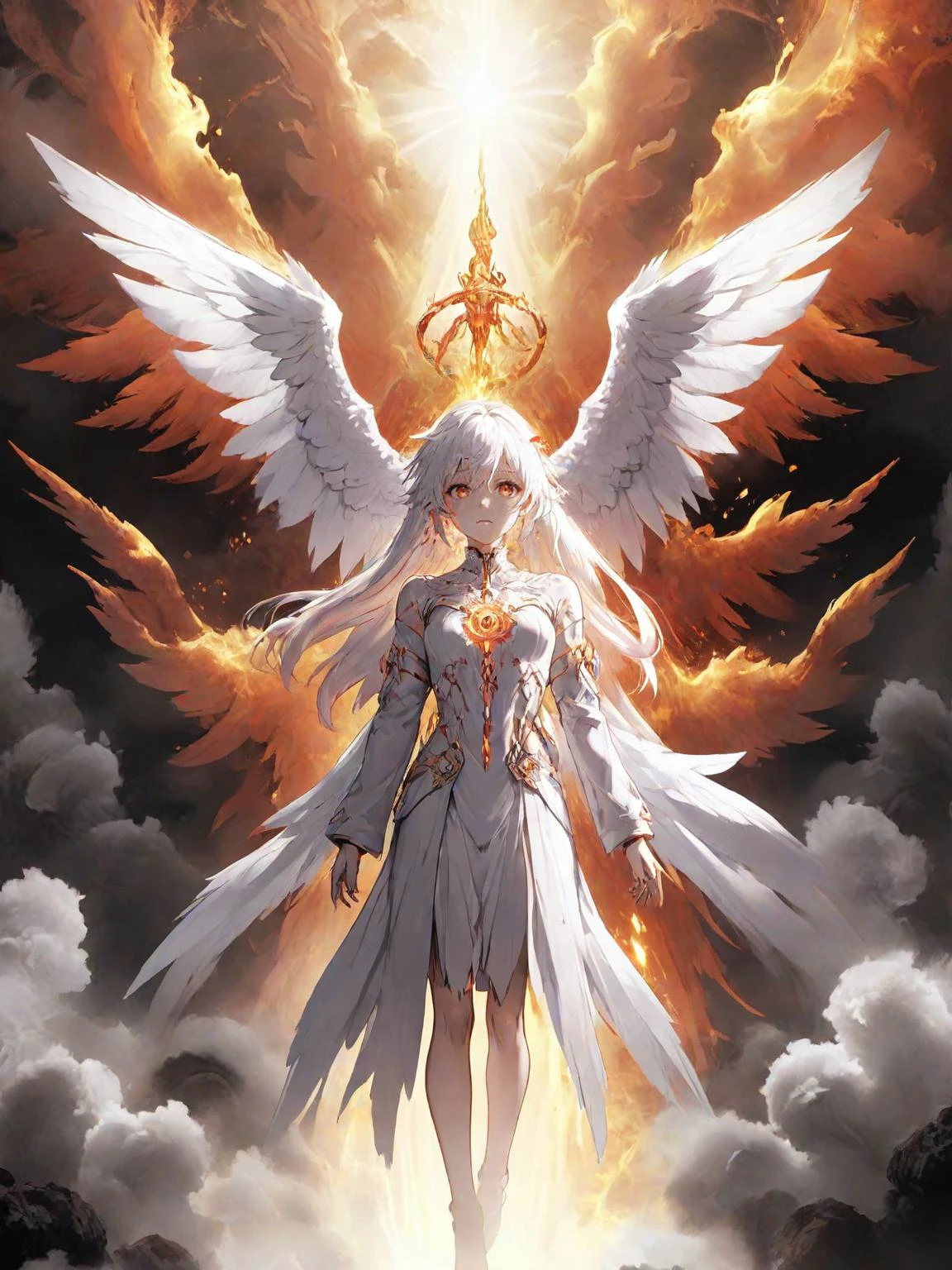 anime artwork (full body shot:1.5), (30yo adult, muscular, (1boy:1.5):1.4) floating in the air, covered with black oil and red paint,surrounded by smoke, liquid, intricate, elegant, highly detailed, centered, digital painting, artstation, concept art, smooth, sharp focus, illustration, by ( ( tom whalen ) ), wlop, mars ravelo, octane <lora:biblaccurang_lora_sdxl:0.7> biblaccurang, angelic creature, biblically accurate angel <lora:CelestialPunkAIp:0.5> celestialpunkai, s0lar, lun4r, st3llar, anime style, key visual, vibrant, studio anime, highly detailed, <lora:LCM_LoRA_Weights:0.7>, back lighting