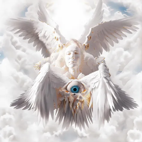 beautiful cherubim, feather wings, golden heaven, blue sky, mist, biblically accurate angel, biblaccurang, masterpiece, bokeh, realistic, detailed
<lora:biblaccurang_lora_sdxl:0.85>