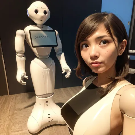 robot and woman   ADDCOMM 
pepperkun,<lyco:pepperkun-lyco:1>  full body ADDCOL
(woman:1.4)