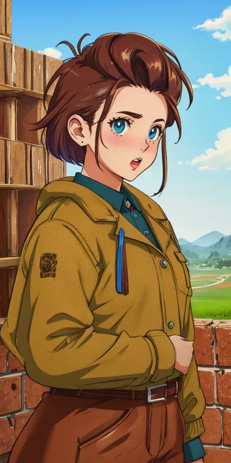 a masterpiece, award winning, best quality, a young woman, perfect face, exciting, upper body, concept art, Tinkercore, medium wide shot of a Frilled Rustic morbidly obese Father, Horseback riding, Detailed hair styled as Long bob, French Horseshoe mustache, Keychain, Foggy, horizon-centered, Ultra Detailed, Fearful, Fish-eye Lens, Offset print, High quality, dslr