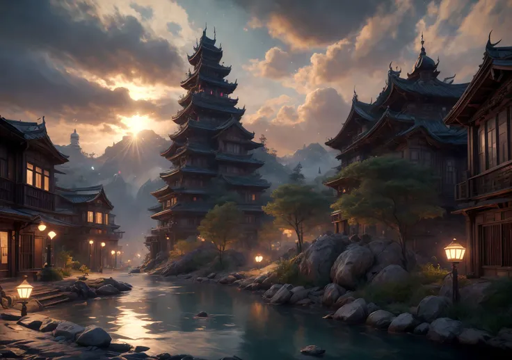 extremely detailed CG, perfect lighting, 8k wallpaper, RAW photography, masterpiece: 1.4, realistic, HDR, wallpaper,
huge png,
best quality,masterpiece,highly detailed,ultra-detailed, <lora:neg4all_bdsqlsz_V3.5:-1> no humans, mountainous horizon, ocean, harbours,bird view, cyberpunk cityscape,night, night sky, <lora:Neoncolor_last:1> <lora:de-anime-er_v10:-0.75> <lora:Jiufen:0.75> jiufen taiwan, <lora:pastelcolor_last:2> <lora:Pastels_last:1> <lora:Graphite_last:1> by studio ghibli,, digital painting, artstation, concept art, smooth, sharp focus,art by ross tran and greg rutkowski and alphonse Mucha and Bak Karol, unreal engin 5,octane render,(2D:1.2), (color Ink wash painting:1.1),(ink splashing:1.1),(color splashing:1.1),(colorful:1.16), (watercolor:1.16), soft lighting
, octane rendering, Unreal Engine, 3D rendering, best quality, UHD, 8K, <lora:add_detail:0.8>
<lora:PAseerCloudV1:0.4> clouds <lora:ps5-biomes-xl:0.6>