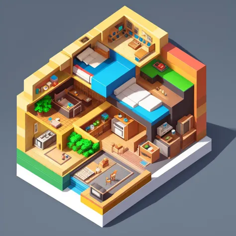 <lora:miniaturemaps_last:0.8>  isometric style, vibrant, crisp, ntricate, detailed,  <lora:aki:0.2>, cell