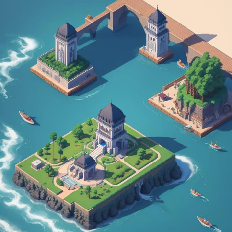 <lora:miniaturemaps_last:0.8> isometric style, vibrant, crisp, ntricate, detailed, <lora:moonriver-noise:0.2>, moonriver
