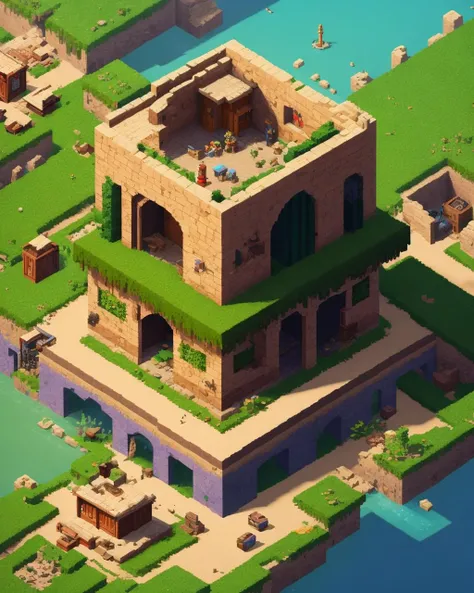 best quality,masterpiece,highly detailed,ultra-detailed,  <lora:neg4all_bdsqlsz_V3.5:-1>   <lora:miniaturemaps_last:1.5> , isometric style ,vibrant, beautiful, crisp,   intricate ,landscape,