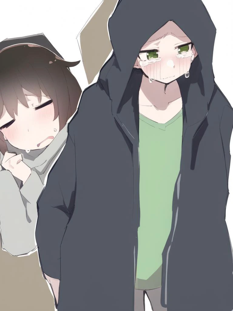 zelenski as homeless --v 5.2, anime, sobbing