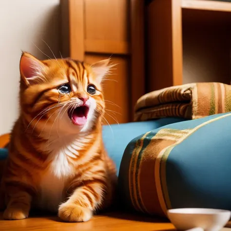 cat crying