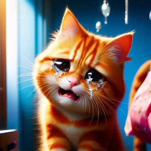 cat crying