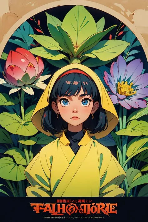 Q edition,mini Little Girl,big_head,Small body,In a fruit and vegetable maze,a small wooden toy,\(\(intricate details\)\),colorful details,iridescent colors BREAK,\(\(masterpiece best quality\)\),4k,ultra detailed,detailed lighting,\(\(inspired by Hayao Miyazaki\)\),official art,promotional art,composition,