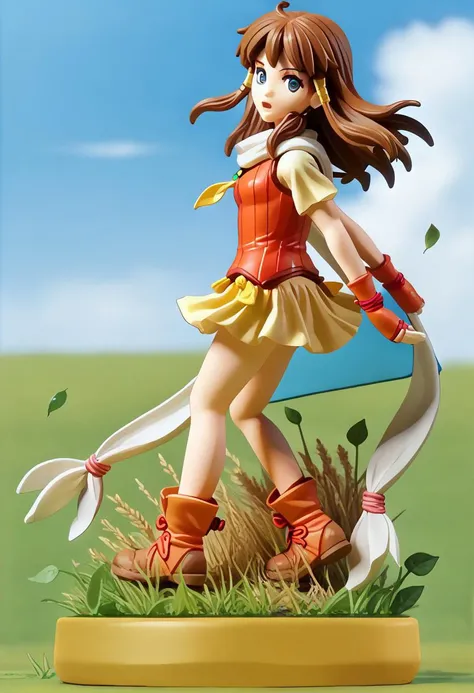 score_9, score_8_up, score_7_up, amiibo, figure, solo, full body, <lora:Amiibo_pdxl_Incrs_v1:1>,<lora:mist ferdPonyXL:0.8>,mist ferd,scarf,brooch,fingerless gloves,shirt,skirt,cowboy shot,expressionless,open mouth,from side,looking at viewer,green leaf,wind,grass,blue sky,