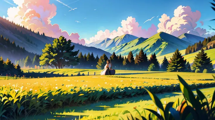 best quality,masterpiece,(photorealistic:1.4),realistic,Tea Landscape