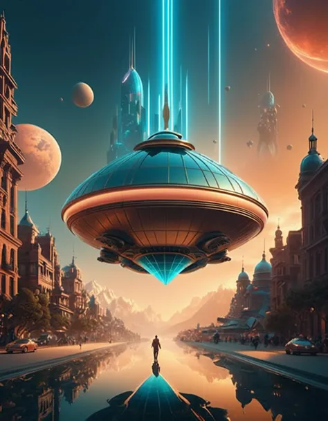 cinematic film still <lora:CivitAI_64_ALL:0.7> [X] Abstract style CivitAI Fusion Style,a painting of a spaceship and a city, beeple artwork, beeple and greg rutkowski, beeple and james jean, beeple art, beeple and mike winkelmann, fractal thunder dan mumford, artgem and beeple masterpiece, style hybrid mix of beeple, otherworldly visuals, by Beeple . Non-representational, colors and shapes, expression of feelings, imaginative, highly detailed . shallow depth of field, vignette, highly detailed, high budget, bokeh, cinemascope, moody, epic, gorgeous, film grain, grainy