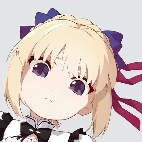 score_9, score_8_up, score_7_up, (cutechibiprofile), 1girl, saber (fate series), <lora:cutechibipony:1>