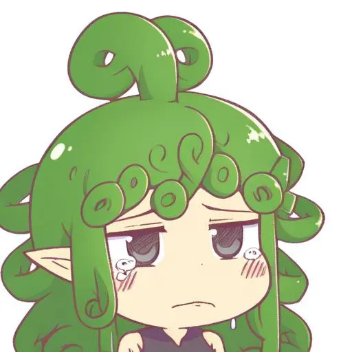 <lora:Ikiyouz-NAI-LyCORIS-512px:0.6>
1girl, solo, simple_background, chibi, (green)(long)(curly) hair, grey eyes,
Sad, Tears