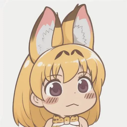 <lyco:Ikiyouz-NAI-LyCORIS-512px:0.6>
1girl, solo, serval, simple_background, chibi, (blonde),