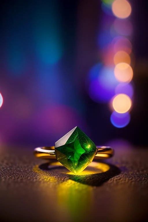 an concept art of alchemic element - Fluorite: A multicolored gemstone with a range of vibrant hues, often found in purple, green, and blue. As the magical light cascades over the scene, it accentuates the scene's enchantment, instilling a sense of awe and delight. Every detail sparkles with a touch of the extraordinary, while the background fades into an alluring blur, focusing our gaze solely on the captivating subject., on table, rim lights, digital art, focus on subject, duch angle, clsoe shot, closeup, focus on material and structure, masterpiece, ultrasharp, intricated details