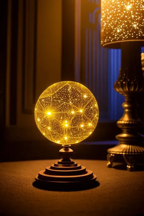 an concept art of alchemic element - Zircon: A gemstone with high brilliance and dispersion, available in various colors, including blue, yellow, and brown. As the magical light cascades over the scene, it accentuates the scene's enchantment, instilling a sense of awe and delight. Every detail sparkles with a touch of the extraordinary, while the background fades into an alluring blur, focusing our gaze solely on the captivating subject., on table, rim lights, digital art, focus on subject, duch angle, clsoe shot, closeup, focus on material and structure, masterpiece, ultrasharp, intricated details