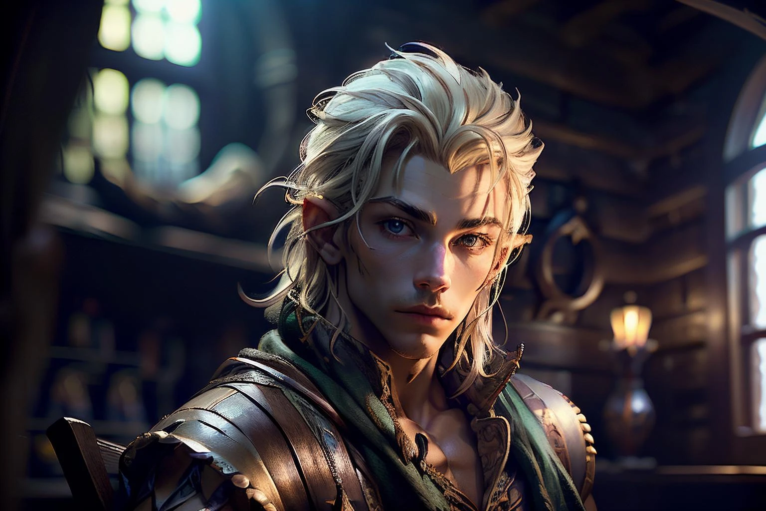 <lora:RPGElf:1> rpgelf, 1man male with Mohawk with brightly colored spikes hairstyle hairstyle and horseshoe mustache in Taffy Blonde with Emerald eyes eyes and Flat eyebrows , Barbarian <lora:RPGBarbarian:0.7> 1boy, arm tattoo, (facial mark, scar, tribal, topless (muscular:1.1), (ready for battle:1.2) full body shot, Haunted shipwreck with friendly ghost sailors and hidden treasures. in background, realistic:1.2, masterpeice, ultradetailed, intricate details, perfect quality, ultrashapr, ultradetailed, photorealistic, perfect shadows, profesional lights, realistic, blurry, boekh, masterpiece light works,depth of fiel, ultradetailed character, pefect quality, maximum quality, intricate details, detailed face, realistic lights, realistic shadows, profesional photo, <lyco:GoodHands-beta2:1.0>
