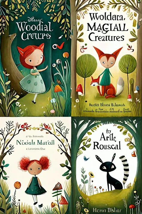 Children's picture books,mary blair, henri rousseau and nicoletta ceccoli woodland magical creatures
