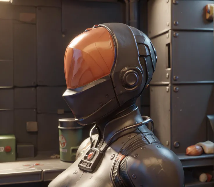 score_9, score_8_up, score_7_up, score_6_up, 3d \(artwork\), chinese stealth suit, (1girl, solo:1.2), armor, bodysuit, science fiction, skin tight, standing (fully clothed, full armor:1.2), stealth, stealth suit, detailed background, inside, concrete, front view, sneaking, sneaking suit, looking away, side view, helmet, faceless, (blender \(software\), close-up, bust portrait, portrait:1.2)
<lora:chinese-stealth-suit_pdxl_:0.8>