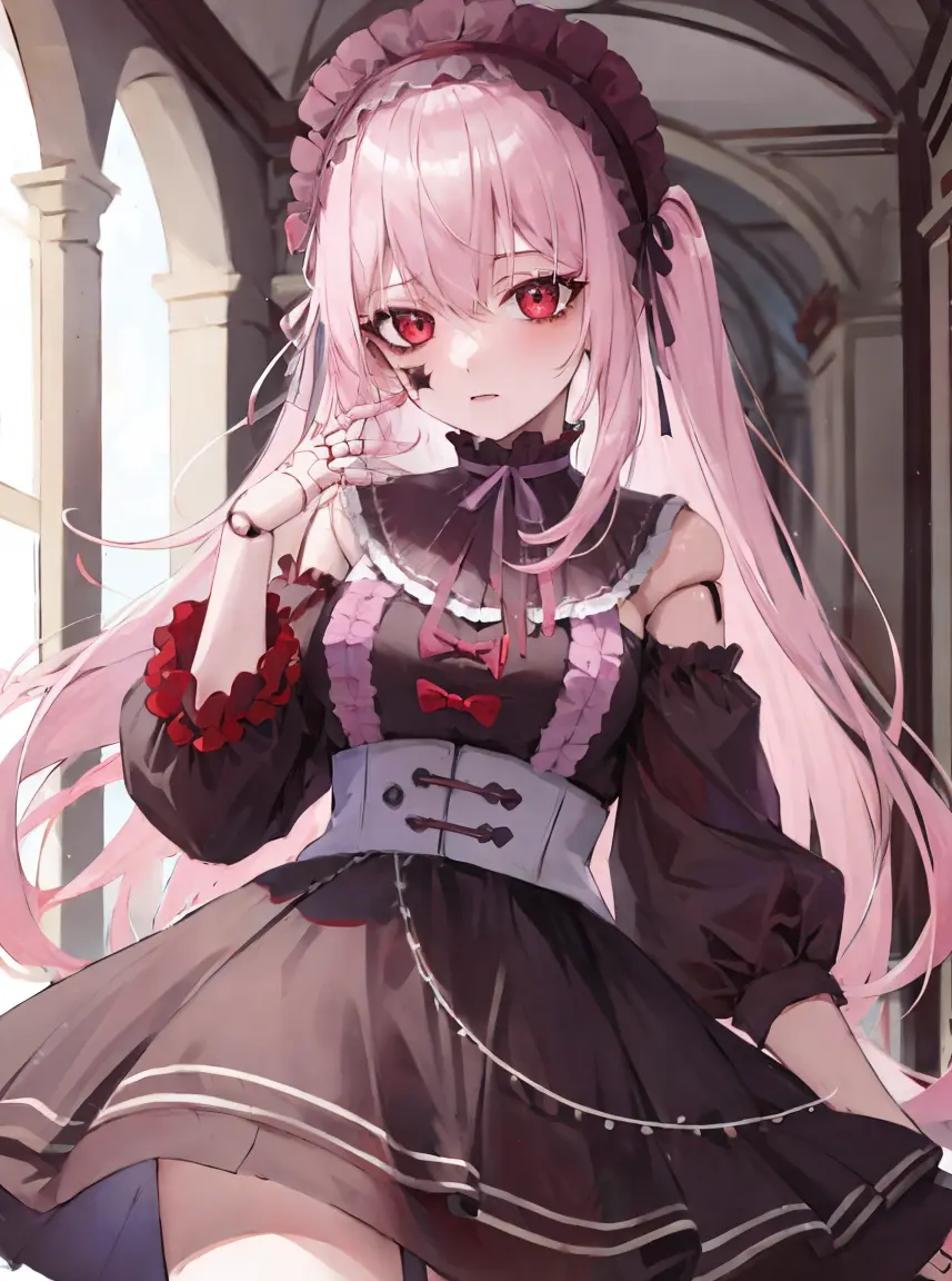 masterpiece, detailed, high quality, (absurdres), high sharpness, high resolution, maiddoll, 1girl, solo,
