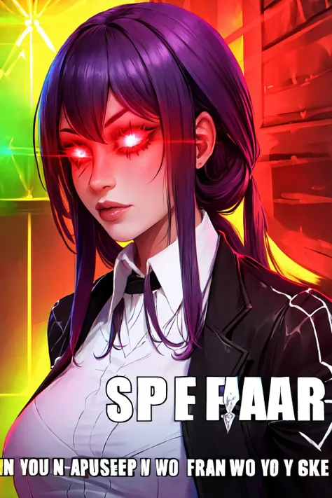 Highly detailed, High Quality, Masterpiece, beautiful, Kafka, purple eyes, jacket, <lora:Char_HonkaiStarRail_Kafka:0.8>, 1girl, solo, mature female, purple eyes, jacket, (Glowing Eyes Meme:1.2), glowing eyes, glowing, epic, <lora:Pos_GlowingRedEyesMeme:0.8>