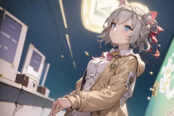 (masterpiece, best quality), (1girl, solo),
<lora:hoshimiVR_v2:0.7>, vr-hoshimi, jacket