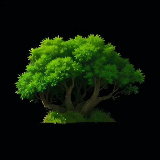 no humans, bush, green, very detailed, realistic, simple background, black background <lora:asset_sxz-concept:0.8>