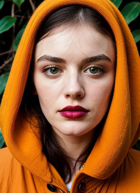 close up portrait of sks woman , by Flora Borsi, style by Flora Borsi, bold, bright colours, ((Flora Borsi)), by Imogen Cunningham, <lora:lora-small-lucy-hale-v1:1>