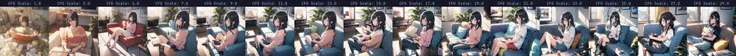 Highest quality, masterpiece, anime illustration, game risograph1 girl, sitting on the couch, watching TV, great picture,CG,at noon