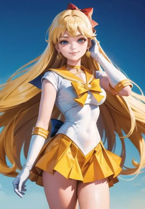 <lora:sailor_venus:0.8>, sailor_venus, smirk,, (masterpiece, best quality, detailed:1.3)