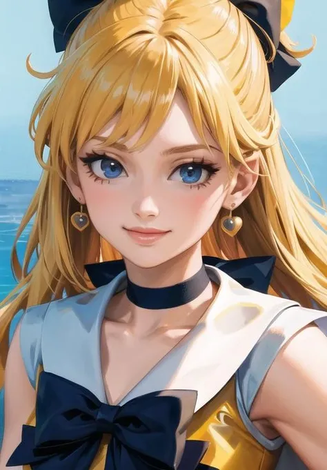 <lora:sailor_venus:0.8>, sailor_venus, smirk, portrait,, (masterpiece, best quality, detailed:1.3)